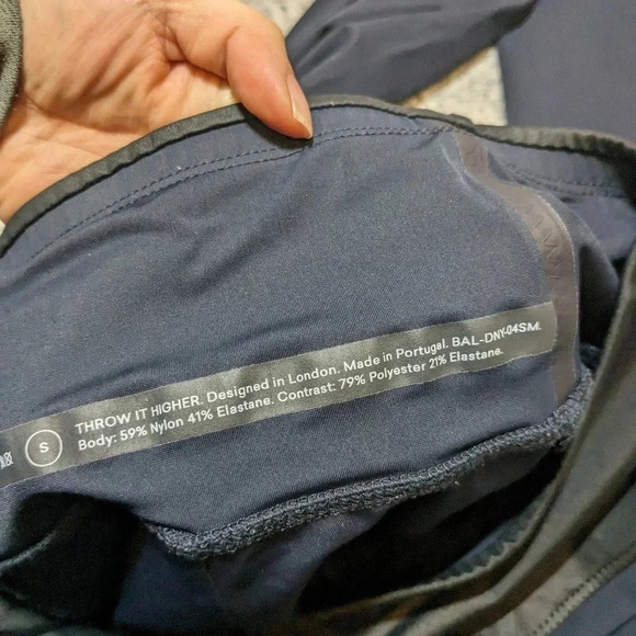 Aday Navy Blue Throw it Higher Leggings Pockets Size Small - Picture 7 of 9